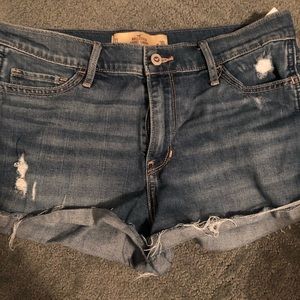 Hollister high-waisted jean shorts
